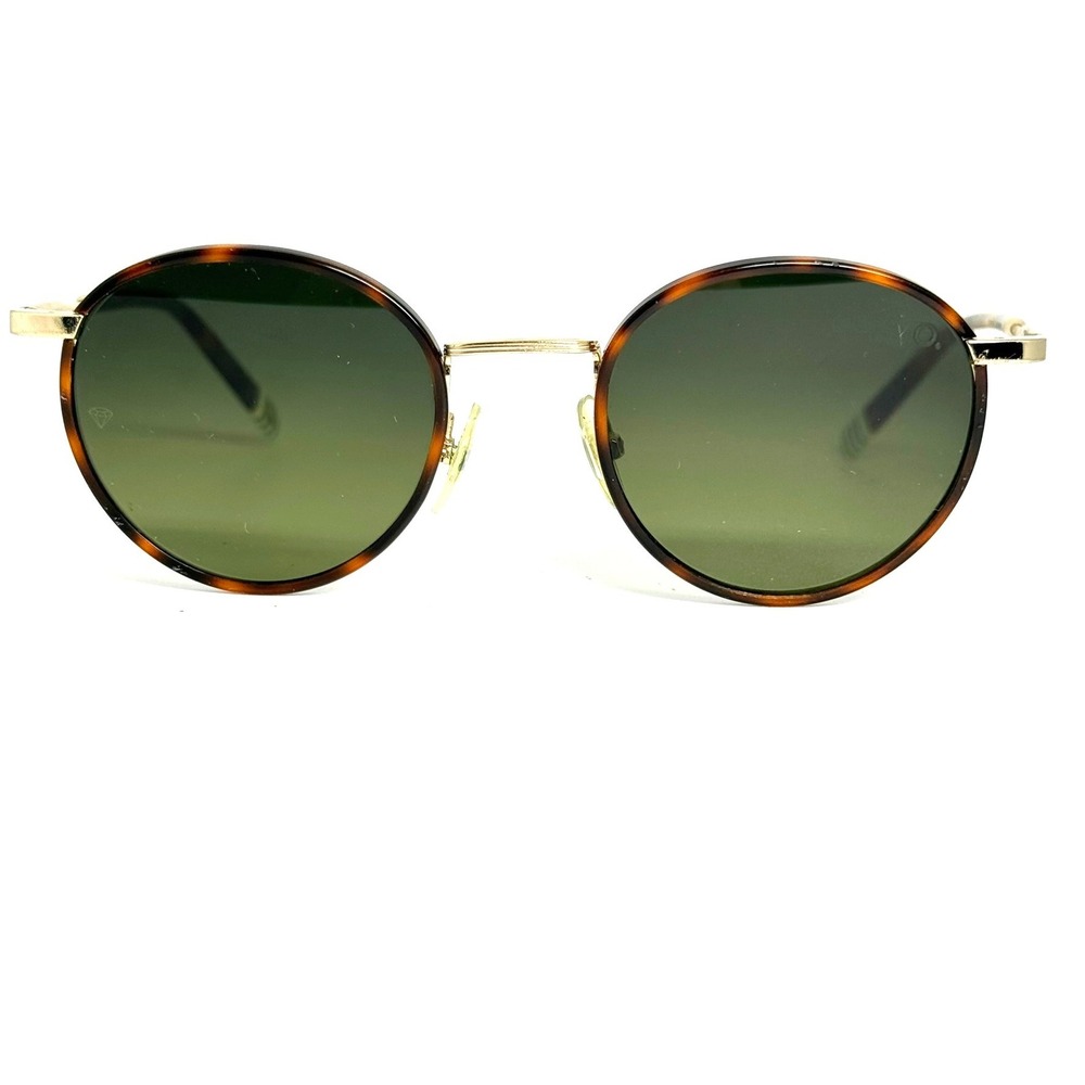 Etnia Barcelona Llafranch Sun HVGD Round Tortoise Gold Sunglasses 48-20-148